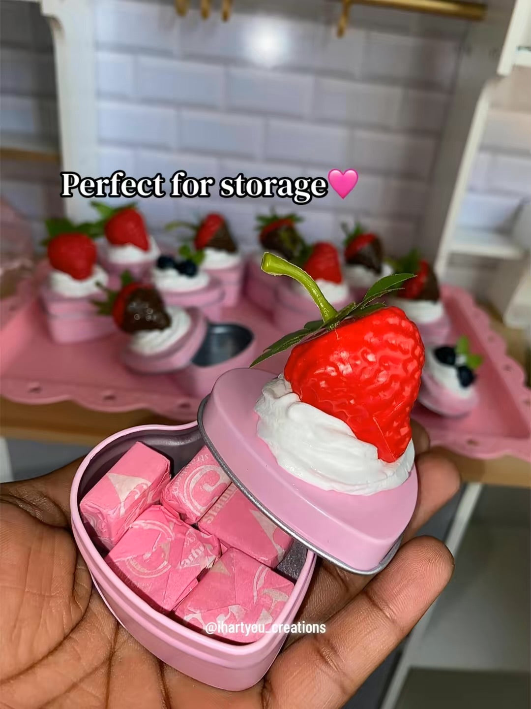 Heart ‘Fake Cake’ Tins