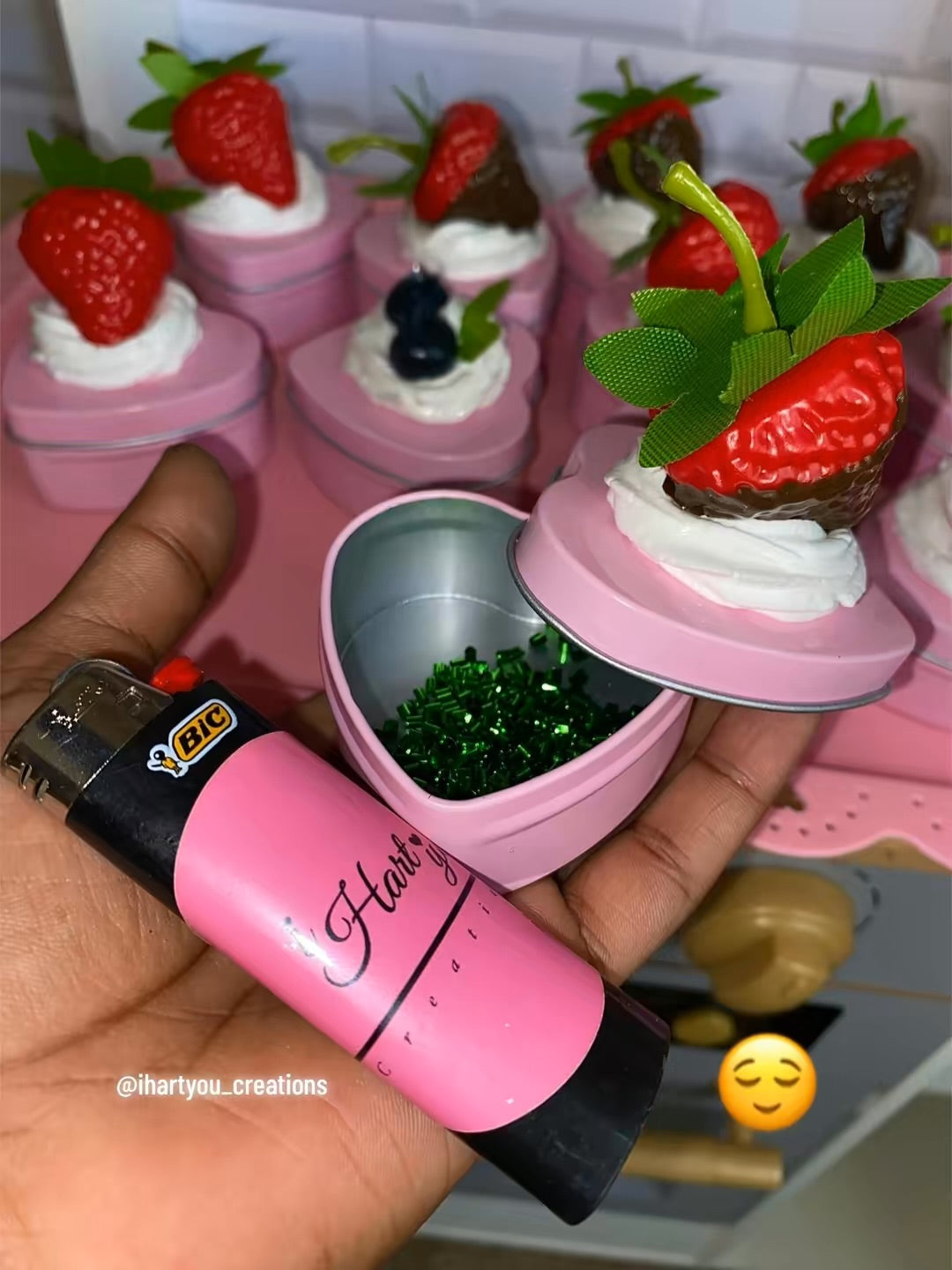 Heart ‘Fake Cake’ Tins